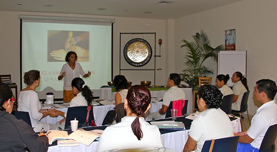 Spa practitioners at leading facilities around the world have been trained in the Acutonics®.