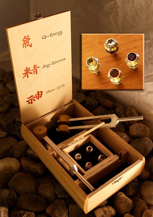 Three Treasures 2 Ohm Unison Gem Tip Set with Wooden Case - Out of Stock